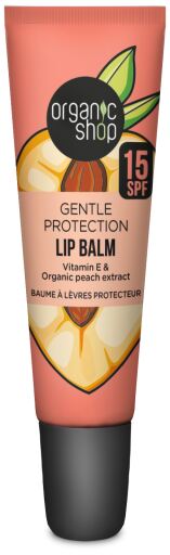 Organic Shop Balsam do ust z ekstraktem z brzoskwini SPF 15 10 ml