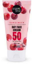 Krem przeciwsłoneczny Żurawinowy krem do twarzy na dzień SPF 50 50 ml