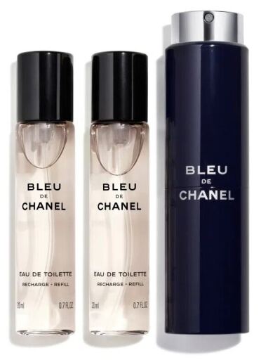 Chanel Woda toaletowa Bleu de Chanel Twist and Spray 3 x 20 ml