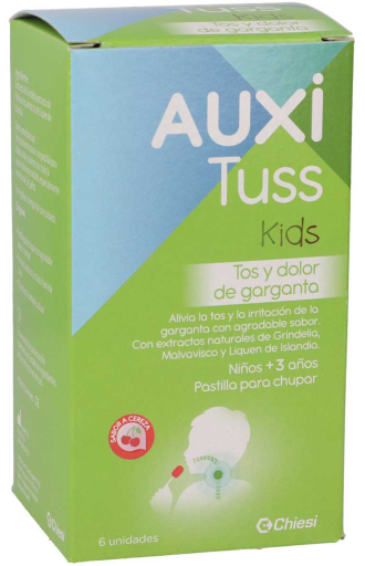 AuxiTuss Kids Kaszel i ból gardła 6 jednostek