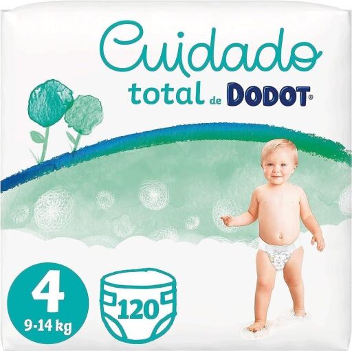 Pieluchy Total Care Rozmiar 4 od 9 do 14 Kg 120 sztuk