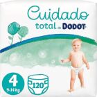 Pieluchy Total Care Rozmiar 4 od 9 do 14 Kg 120 sztuk
