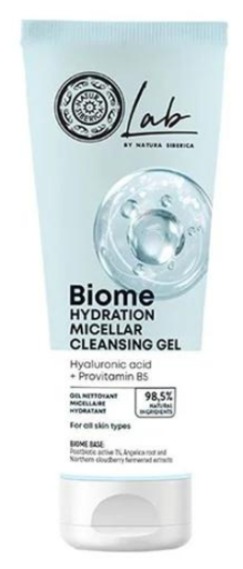 Natura Siberica Lab Biome Hydration Micelarny żel do mycia twarzy 140 ml