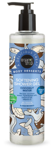 Organic Shop Kokosowy żel pod prysznic zmiękczający wodę 280 ml