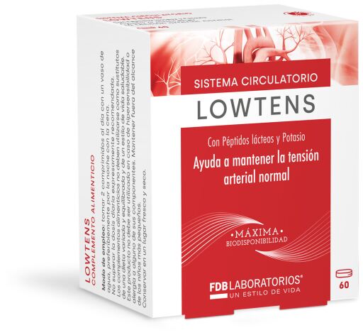 FDB Laboratorios Lowtens Lactic Peptides 60 tabletek