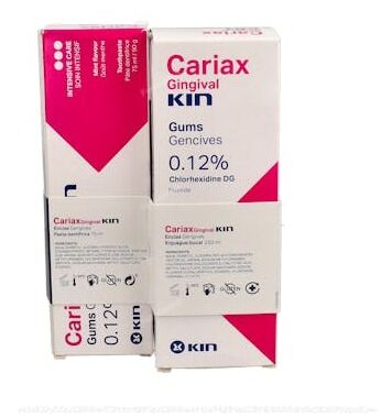 Cariax Gingival Gums Płyn do płukania jamy ustnej 250 ml i Pasta 75 ml