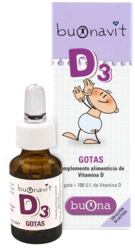 Krople z witaminą D3 12 ml