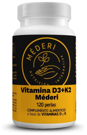 M&eacute;deri Nutrici&oacute;n Integrativa Witamina D3 + K2 120 perełek