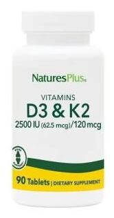 Witamina D3 2500Ui + Wit K2 120Mcg 90 tabletek