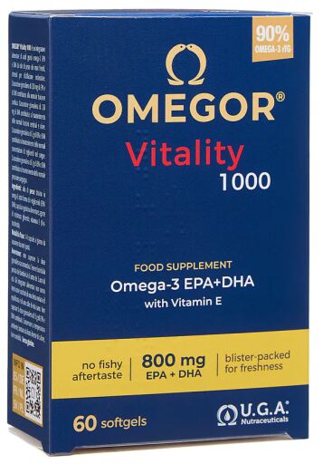 U.G.A. Nutraceuticals Omegor Vitality 1000 60 Pereł