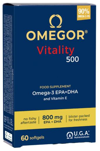 U.G.A. Nutraceuticals Omegor Vitality 500 60 kapsułek