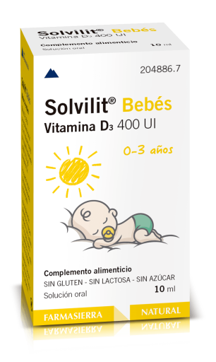 Farmasierra Laboratorios Solvilit Babies Witamina D3 400IU 10 ml