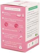 Różowy kubeczek menstruacyjny