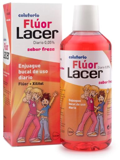 Zestaw Fluor Truskawkowy 500 ml