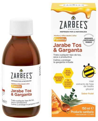Syrop na kaszel i gardło dla rodzin 150 ml