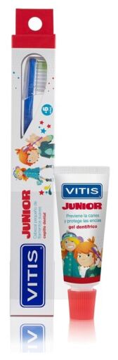 Junior Szczoteczka stomatologiczna + żel 15 ml
