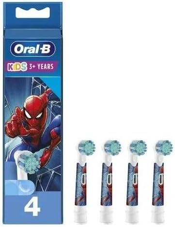 Zapasowa szczotka Elect Pro Kids/Inf 3+ Spiderman 4 sztuki
