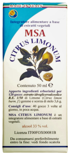 Herboplanet Msa Citrus Limonum Pąki i kora gałęzi 50 ml