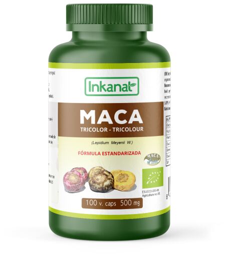 Inkanat Maca Tricolor Bio 100 Kapsułek
