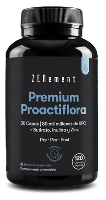 Zenement Premium Proactiflora 30 szczep&oacute;w 80 miliard&oacute;w CFU 120 kapsułek