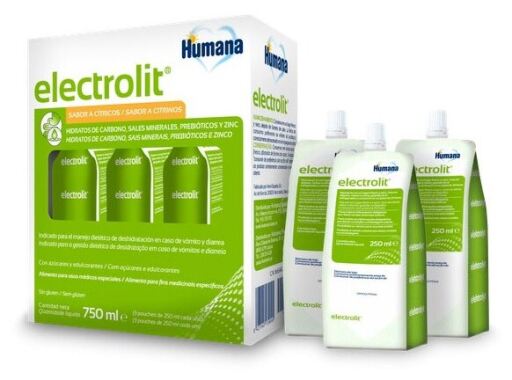 Roztwór do nawadniania doustnego z elektrolitami 3 x 250 ml