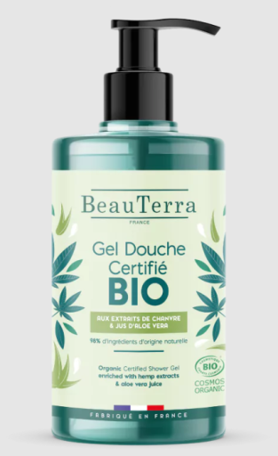 BeauTerra Certyfikowany Organiczny Żel Pod Prysznic 750 ml