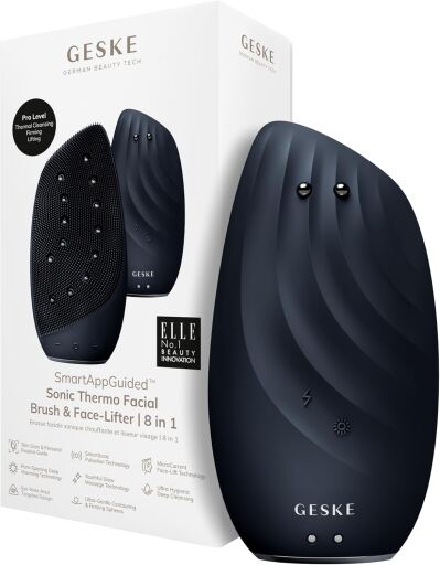 Geske Inteligentna aplikacja z przewodnikiem Sonic Thermo & Facial Lifting Brush 8 w 1