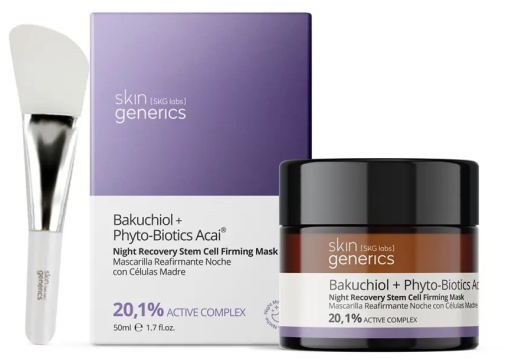 Skin Generics Bakuchiol+ Phyto-Biotics Acai Ujędrniająca maska na noc 50 ml