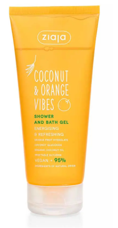 Żel pod prysznic i do kąpieli Coconut &amp; Orange Vibes Energetyzujący 200 ml