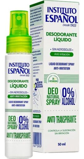 Instituto Espa&ntilde;ol Dezodorant w płynie łagodzący podrażnienia w sprayu 50 ml