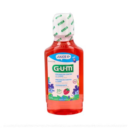 Płyn do płukania jamy ustnej dla dzieci +6 lat Truskawka 300 ml