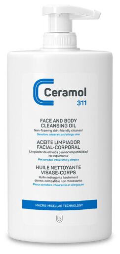 Ceramol 311 Olejek oczyszczający do twarzy i ciała 400 ml