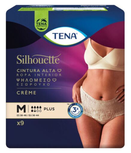 Silhouette Cream Wysoki stan Średni 9 jednostek