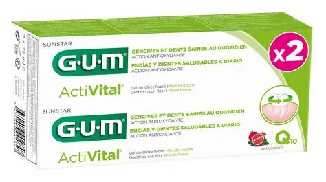 Activital Duo Pack żel do zębów 2 x 75 ml