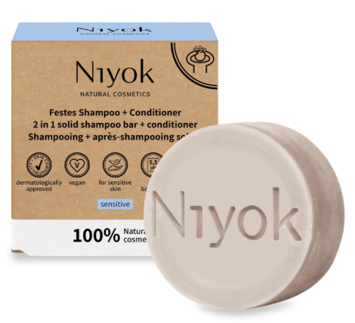 Niyok Szampon w kostce + odżywka Sensitive 80 gr