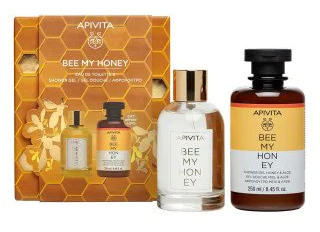 Apivita Woda toaletowa + żel Bee My Honey 250 ml