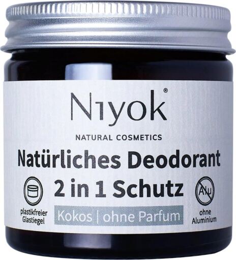 Niyok Dezodorant + Antyperspirant bezzapachowy 40 ml