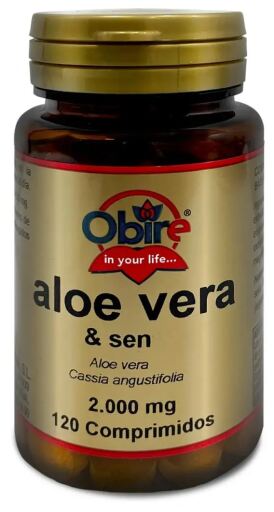 Obire Aloes 2000 mg z senesem 120 tabletek