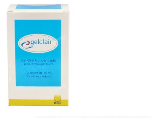 Laboratorios Rubi&oacute; Gelclair 12 saszetek 15 ml