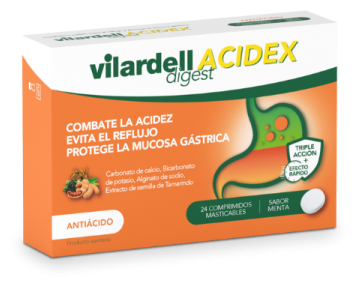 Acidex o smaku mięty 24 tabletki do żucia