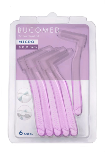 Szczoteczka międzyzębowa Bucomed Micro Interdental Brush 6 sztuk