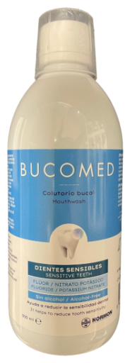 Bucomed Sensitive Teeth Płyn do płukania jamy ustnej 500 ml