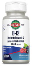 B12 Metylokobalamina i Adenozylokobalamina 2000 mcg 60 mikrotabletek