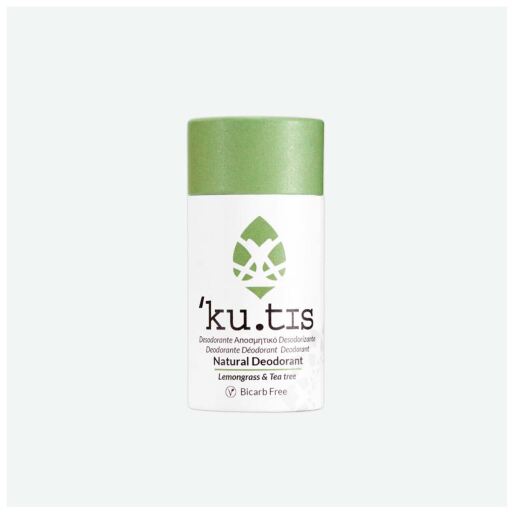Kutis Skincare Dezodorant wegański bez sody oczyszczonej i trawy cytrynowej z drzewem herbacianym 50 ml