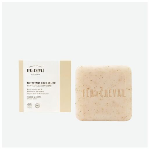 Fer A Cheval Delikatny żel pod prysznic w kostce do twarzy i ciała 100 gr