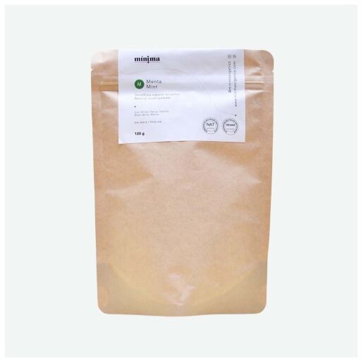 M&iacute;nima Organics Pasta do zęb&oacute;w o smaku mięty