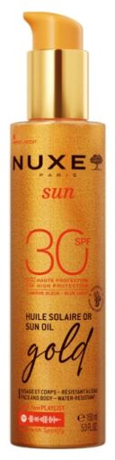 Nuxe Sun Gold Olejek solarny do twarzy i ciała SPF 30 150 ml