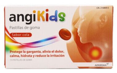 Angikids 15 gum pastylki