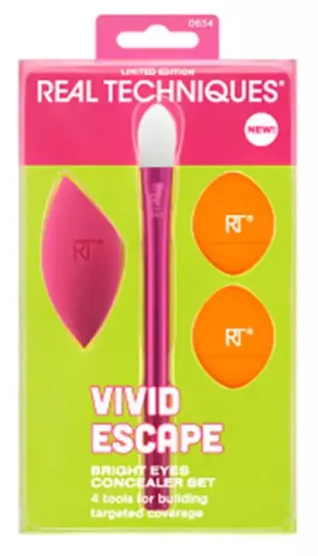 Real Techniques Vivid Escape Bright Eyes Concealer Case 4 sztuki