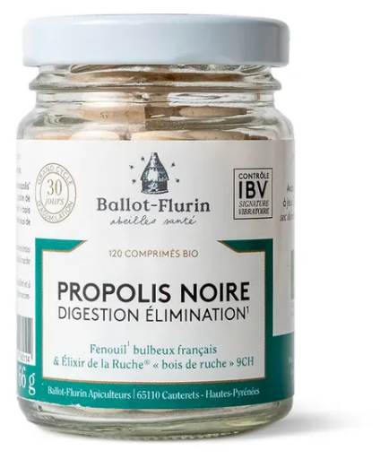 Ballot-Flurin Czarny propolis trawienie i eliminacja 120 tabletek